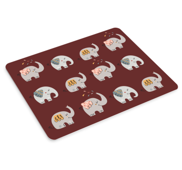 Tappetino mouse originale motivo elefante carino - TenStickers
