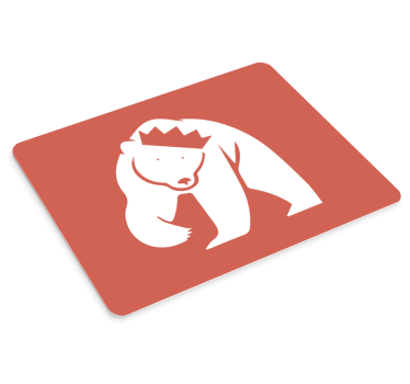 Tappetino mouse originale design orso regal - TenStickers