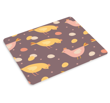Tappetino mouse originale galline e uova carine - TenStickers