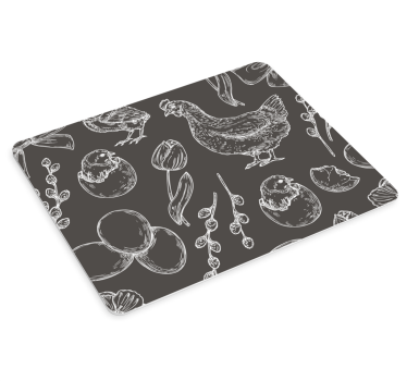Tappetino mouse originale motivo animali fattoria - TenStickers