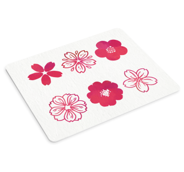 Tappetino mouse originale motivo fiori in fiore - TenStickers