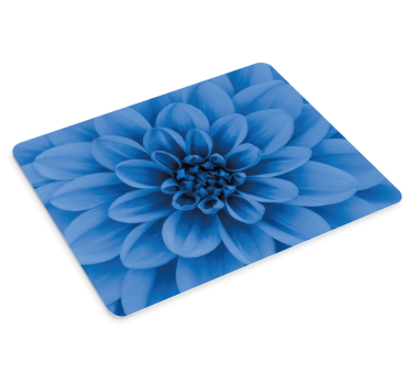 Tappetino mouse con motivi e texture petali blu floreali - TenStickers
