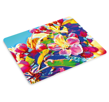 Tappetino mouse originale esplosione di colori floreali - TenStickers