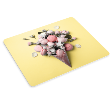Tappetino mouse originale cono gelato floreale - TenStickers