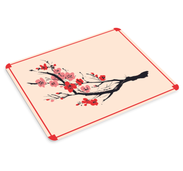 Tappetino mouse originale ramo di ciliegio in fiore - TenStickers