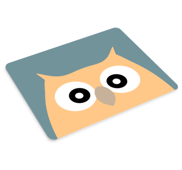 Tappetino mouse anime gufo cartone animato carino - TenStickers