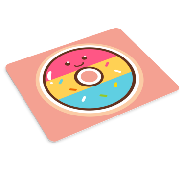 Tappetino mouse originale personaggio donut carino - TenStickers