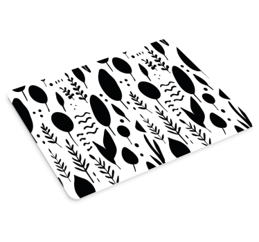Tappetino mouse con motivi e texture foglie astratte - TenStickers