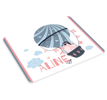 Tappetino mouse personalizzabile design avventura palloni - TenStickers