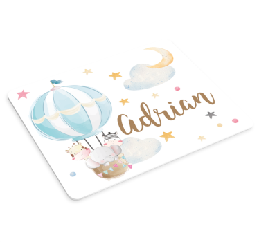 Tappetino mouse personalizzabile pallone aerostatico - TenStickers