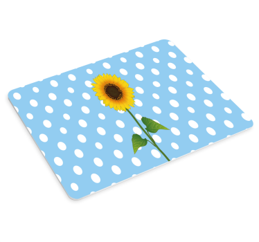 Tappetino mouse originale concetto di girasole vivace - TenStickers