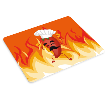 Tappetino mouse originale chef pepe divertente - TenStickers