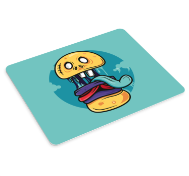 Tappetino mouse anime figura teschio animata - TenStickers