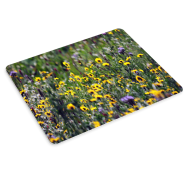Tappetino mouse originale con sfondo floreale vibrante - TenStickers