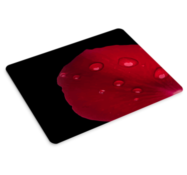 Tappetino mouse originale eleganza petali di rosa - TenStickers