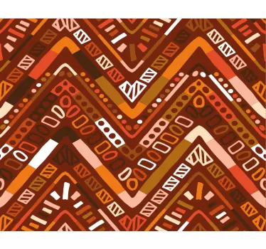 Tappetino mouse con motivi e texture zigzag geometrico - TenStickers
