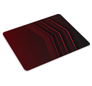 Tappetino mouse con motivi e texture linee rosse affilate - TenStickers