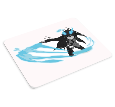 Tappetino pvc personaggio manga vestito di nero - TenStickers