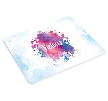 Tappetino mouse personalizzabile splash acquerello colorato - TenStickers