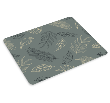 Tappetino mouse con motivi e texture foglie naturali - TenStickers
