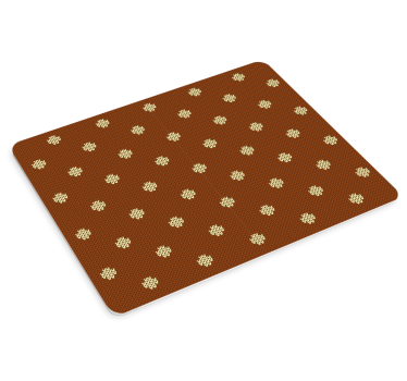 Tappetino mouse con motivi e texture a pois eleganti - TenStickers