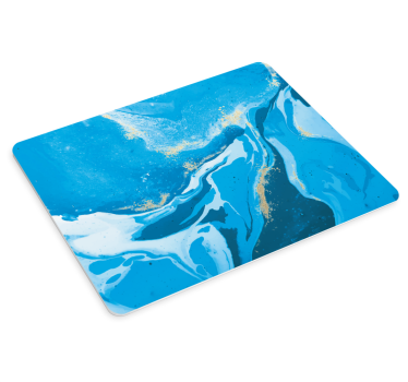 Tappetino mouse con motivi e texture vortice blu elegante - TenStickers