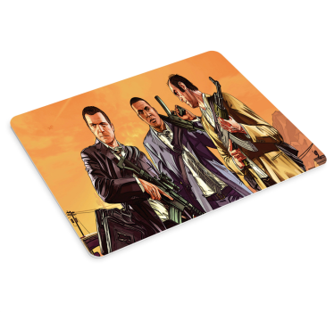 Tappetino mouse gaming tre personaggi in stallo - TenStickers