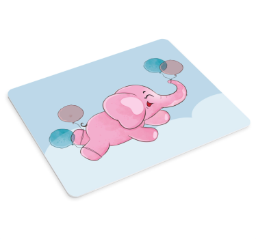 Tappetino mouse originale palloncino elefante giocoso - TenStickers