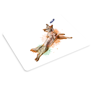 Tappetino mouse originale cattura cani volanti - TenStickers