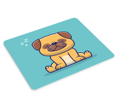 Tappetino mouse originale cucciolo che dorme - TenStickers
