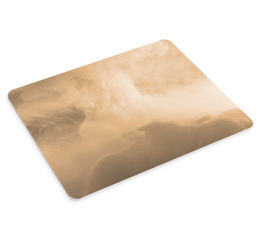 Tappetino mouse con motivi e texture onde astratte morbide - TenStickers