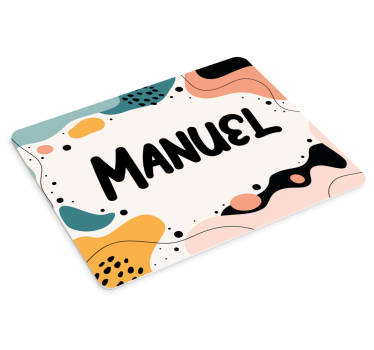 Tappetino mouse personalizzabile accenti di nome audaci - TenStickers