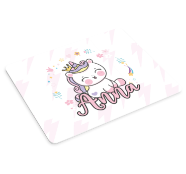 Tappetino mouse personalizzabile personaggio unicorno carino - TenStickers