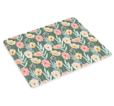 Tappetino mouse con motivi e texture stampa botanica - TenStickers