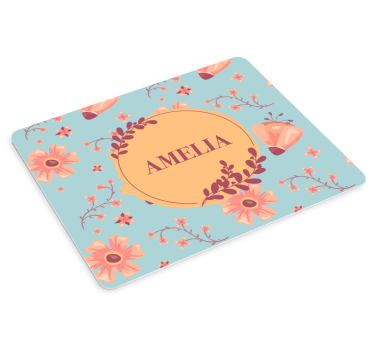 Tappetino mouse personalizzabile accento botanico - TenStickers