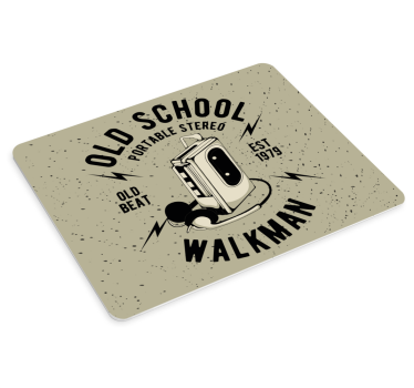 Tappetino mouse originale walkman stereo vintage - TenStickers