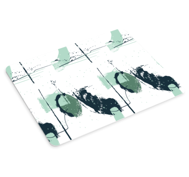 Tappetino mouse con motivi e texture forme astratte - TenStickers