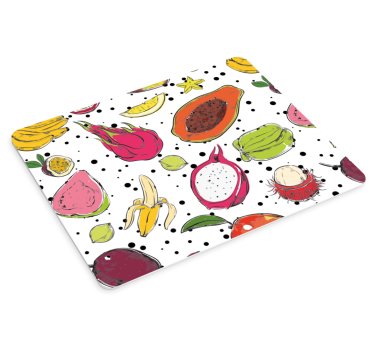 Tappetino mouse originale motivi di frutta vivaci - TenStickers