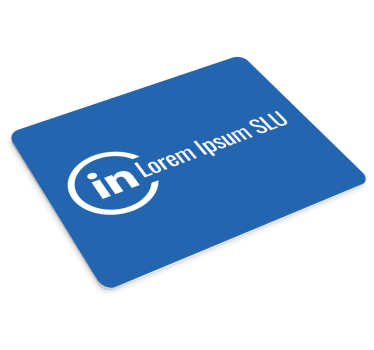 Tappetino mouse personalizzabile logo con testo - TenStickers