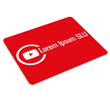 Tappetino mouse personalizzabile con logo elegante - TenStickers