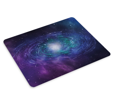 Tappetino mouse originale motivo vortice galattico - TenStickers