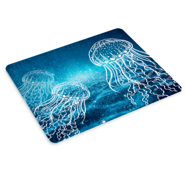 Tappetino mouse originale scena di meduse eteree - TenStickers