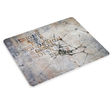 Tappetino mouse personalizzabile arte testuale contemporanea - TenStickers