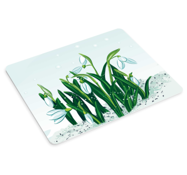 Tappetino mouse originale ghiandaie in fiore - TenStickers