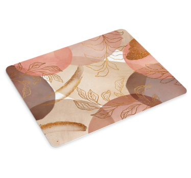 Tappetino mouse con motivi e texture foglia elegante - TenStickers