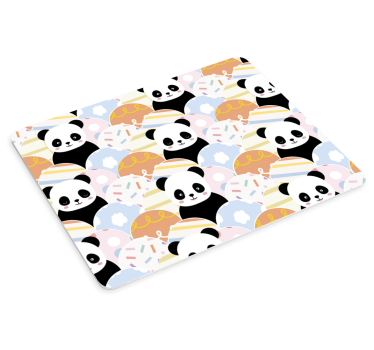 Tappetino mouse anime motivo panda carino - TenStickers