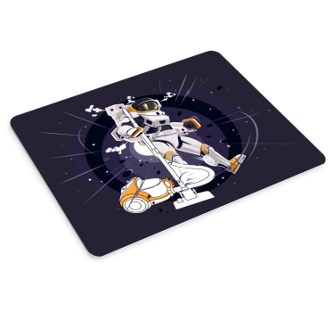 Tappetino mouse originale design astronauta in pulizia - TenStickers