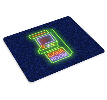 Tappetino mouse gaming arcade neon - TenStickers