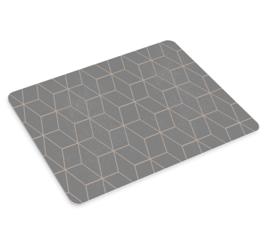 Tappetino mouse con motivi e texture esagonale geometrico - TenStickers