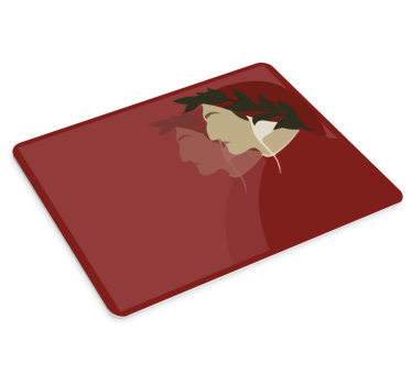 Mouse pad originale Dante ritratto - TenStickers